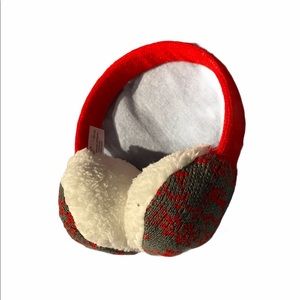 Reindeer Knit Holiday Earmuffs
